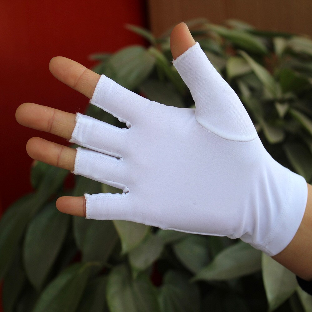 Elastische Strakke Ademend Half Vinger Handschoenen Mannen Vrouwen Dunne Rijden Rijden Sport Fiets Handschoenen Sailor Dance Veiligheid Handschoen: WHITE