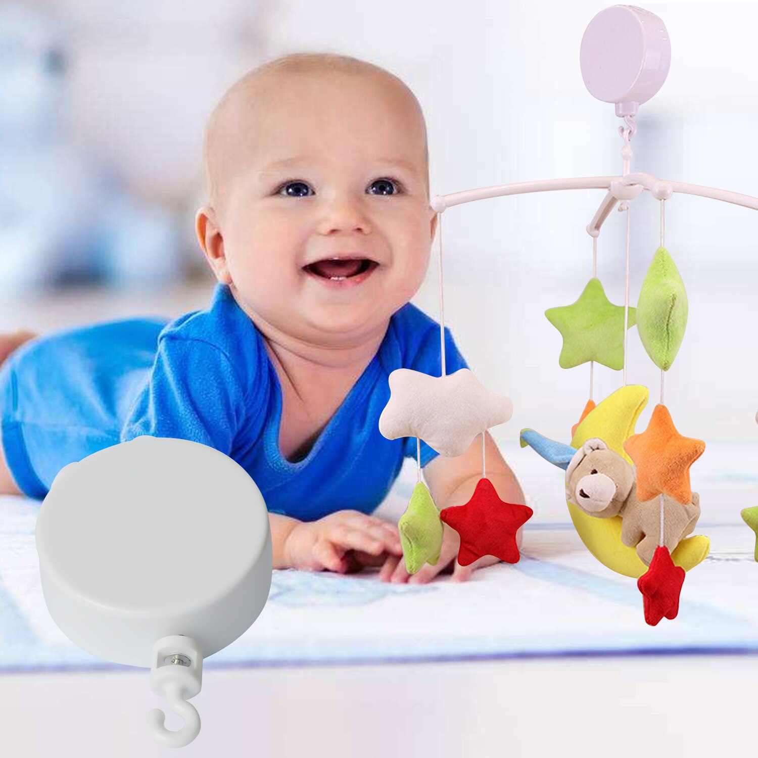 Wind-hoch Uhrwerk Mechanische Musik Kasten Musikalische Bewegung für Kleinkind Neugeborenen Baby Handy, Mobiltelefon Krippe Bett Kinderwagen Schiene freundlicher Spielzeug