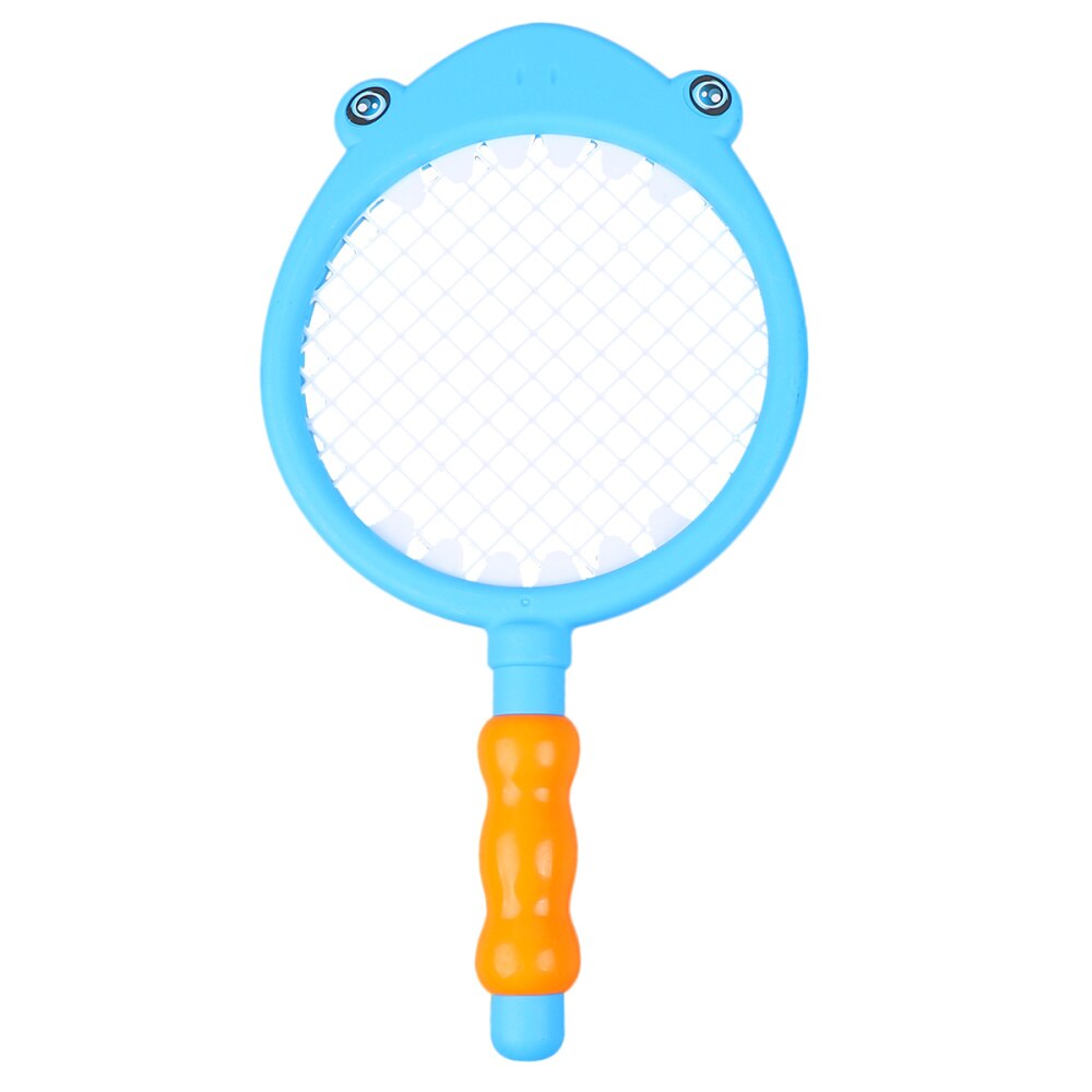 1 ensemble enfants raquette de Tennis Badminton raquette ensemble avec balles intérieur et extérieur jouets de sport pour enfants enfants-motif requin (2p