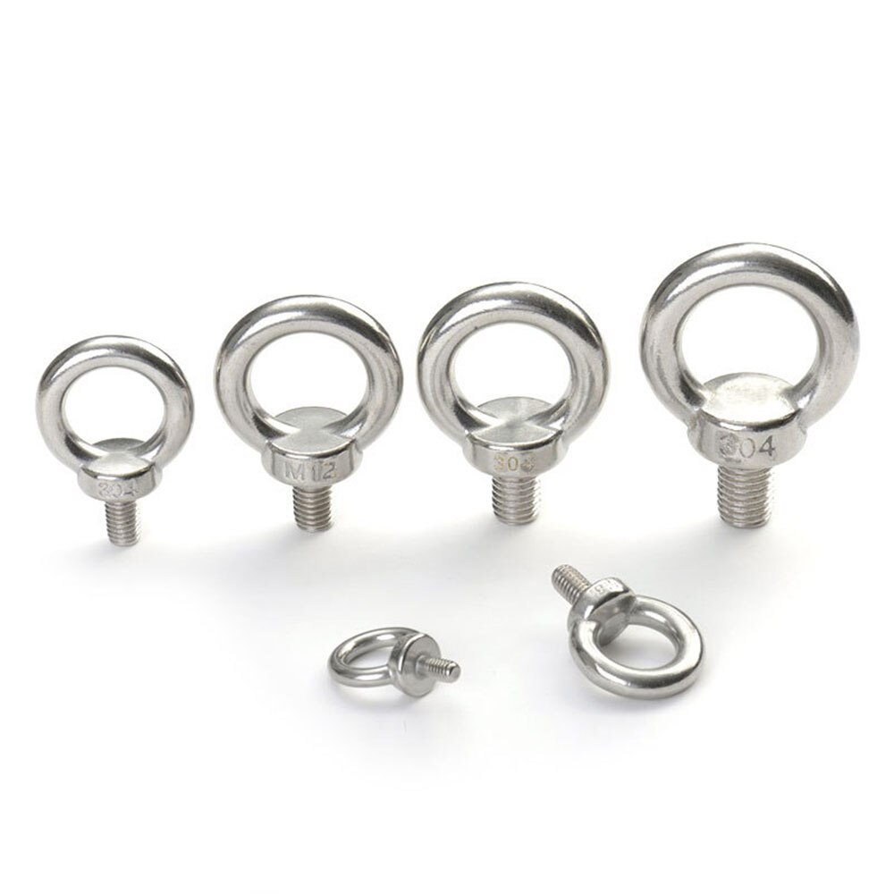 4x M12 Augenschrauben 90mm - 304 Edelstahl Für Aufhängung
