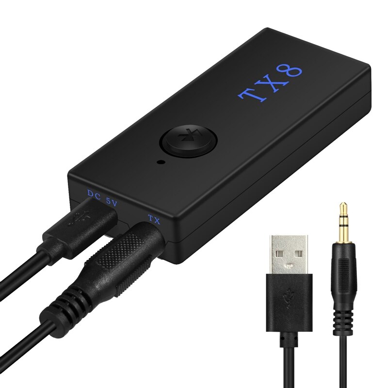 PC HDMI TV MP3 Home Stereo DC 5V Adapter Portable Bluetooth Video o Transmitter Set