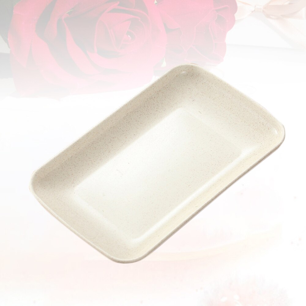 4pcs Dishes Household Dinner Plate Food Plate Microwave Oven Available Eco-friendly Home Kitchen Utensils (Pink, Green, Blue, Be