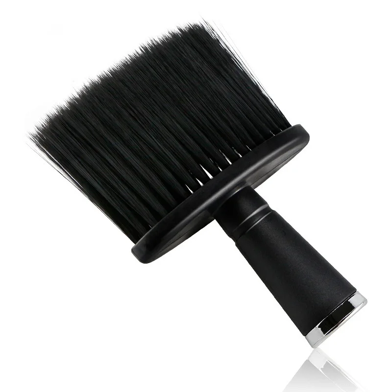 doux cou visage Duster brosses barbier cheveux propre brosse à cheveux barbe brosse Salon de coupe coiffure outils de coiffure: YELLOW