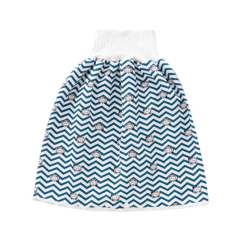 Prevent Baby Bedwetting Pure Cotton Baby Skirt for Prevent Urine Leakage 2 in 1 Toilet Learning Pants Reusable Washable Skirts: E2 / 0-2T
