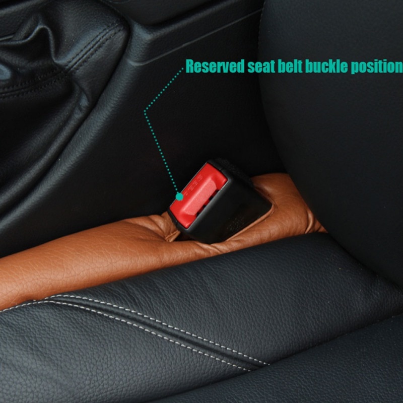 Auto Seat Gap Anti-lekkage Bescherming Strip Zetel Lek Decoratie Dekking PU Lederen Naad Slit Spacer Filler Soft Pad