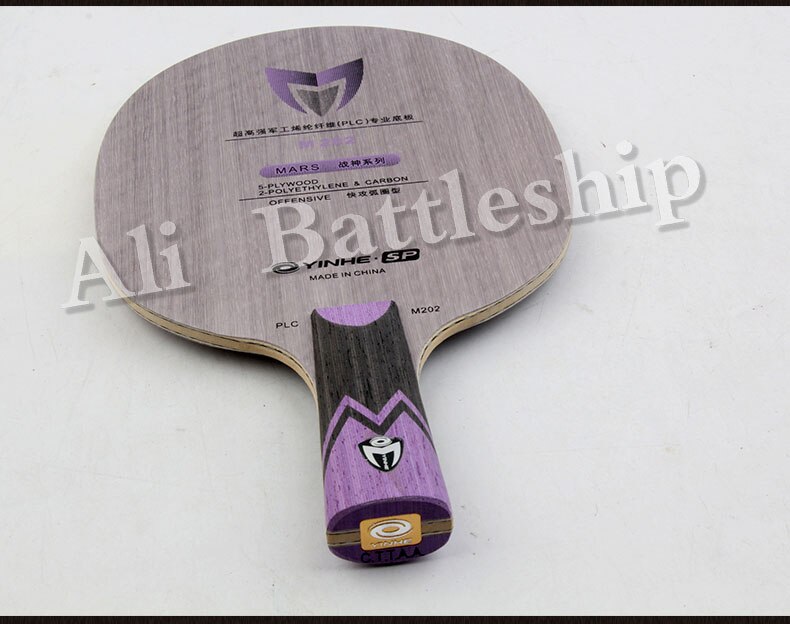 Orignal YINHE M202 MARS Series POLYETHYLENE Carbon table tenis blade/ ping pong blade