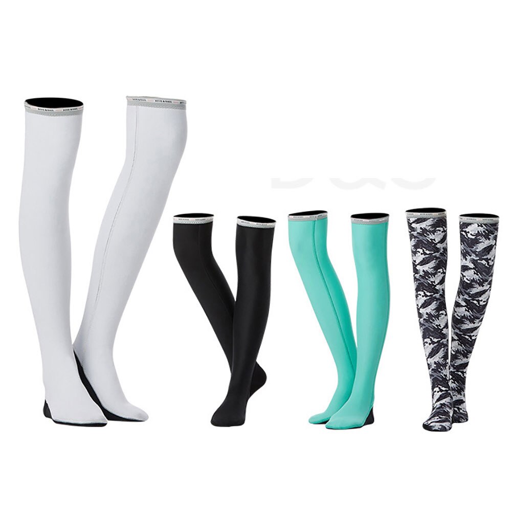 Mujeres 1,5 MM neopreno alto tubo calcetines surf buceo en profundidad y superficie medias