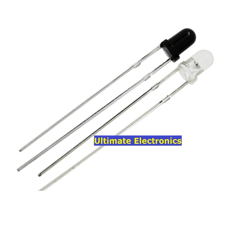 20pairs 3mm Infrared Launch Tube + Infrared Receiver Tube Infrared Tube Pair of tubes F3 Round LED Type