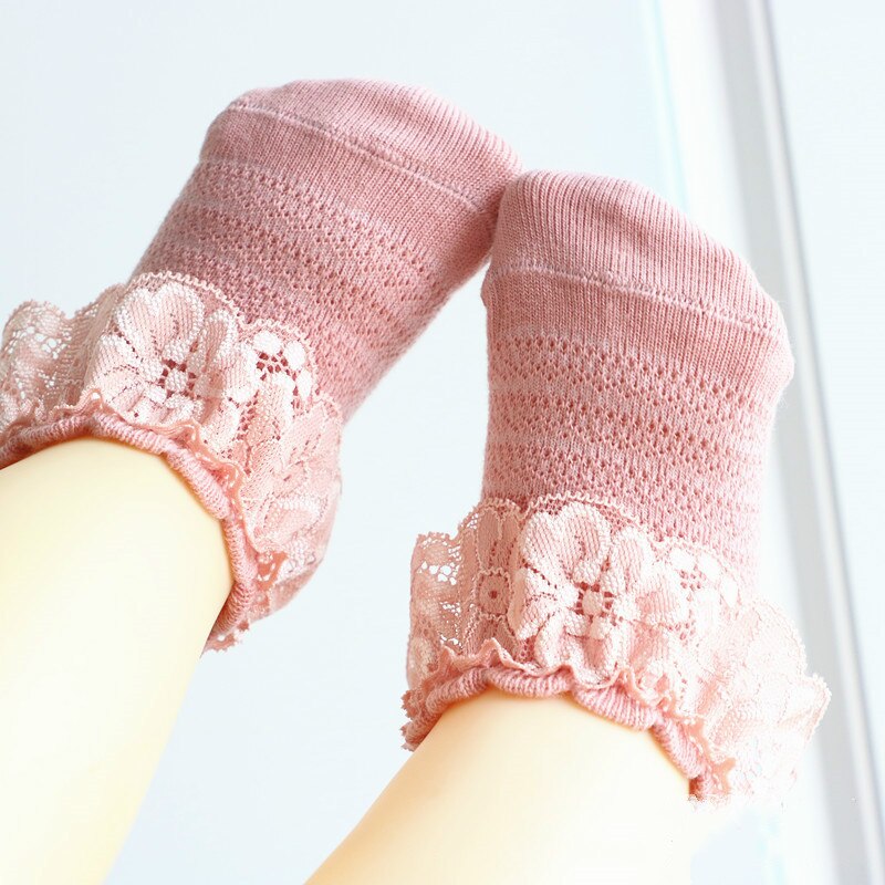 Sommer Kinder Socken Baby Mädchen Rüsche Socke Nette Baby Rüschen Kleinkind Baby Floral Spitze Kleinkind Mesh Socken für mädchen