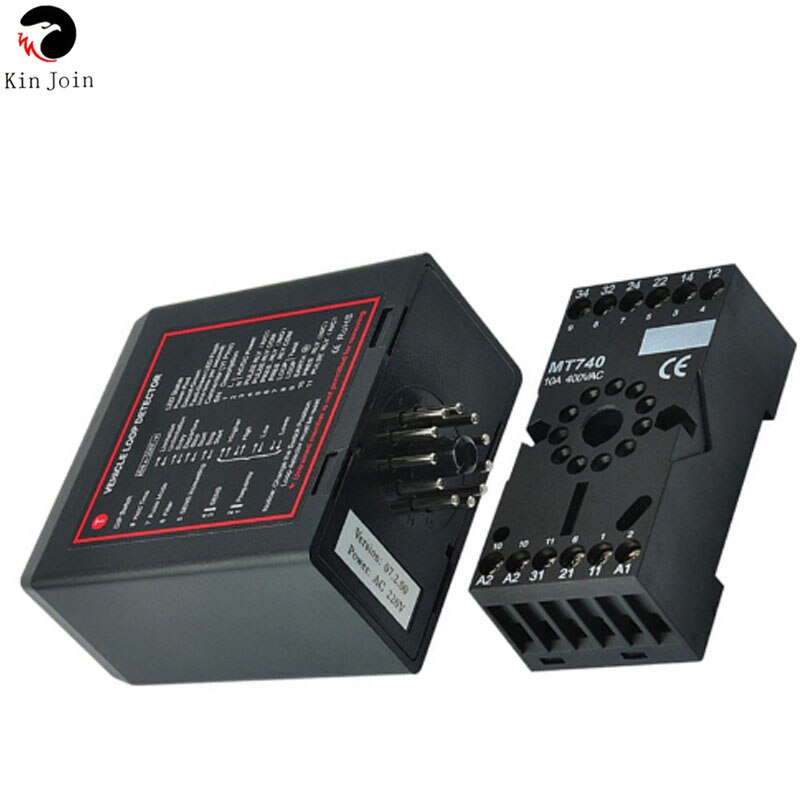 Sistema De aparcamiento De coche, Detector De bucle De un solo canal PD132 con el mejor precio/Detector De Lazo Inductivo 12VDC 24VDC 220VAC