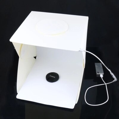 Mini Folding Detachable Photo Light Room Box Mini Photo Studio Box Lampshade Photography Tent Backdrop Lightbox 23 * 23 * 23cm