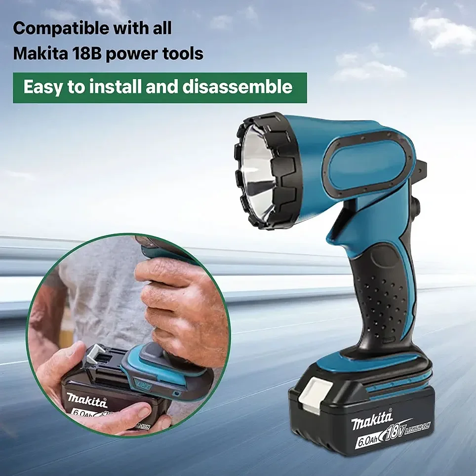 Makita Originele Lithium ion Oplaadbare Batterij 18V 6000mAh 18v boor Vervangende Batterijen BL1860 BL1830 BL1850 BL1860B