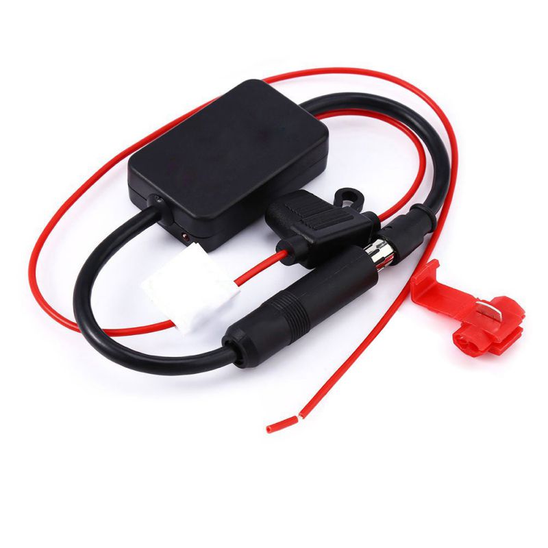 Pas cher pour universel 12V Auto voiture Radio FM antenne Signal amplificateur amplificateur Booster pour Marine voiture véhicule bateau 330mm FM amplificateur