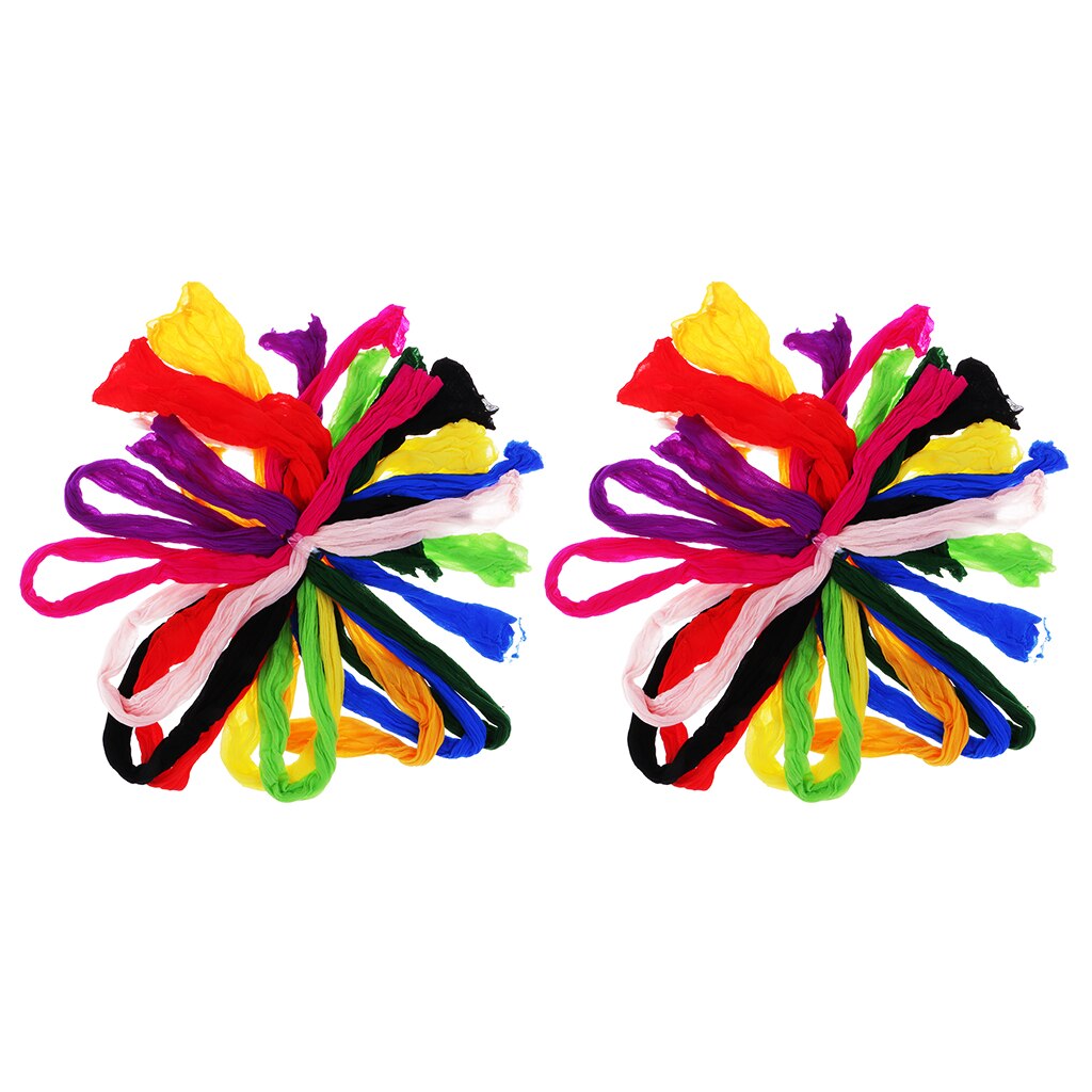 20Pcs Kleurrijke Nylon Kous Bloem Stof Voor Diy Bloemen Maken Bloemen Bloem Accessoire Kunstzijde Bloemen Diy Ambachten