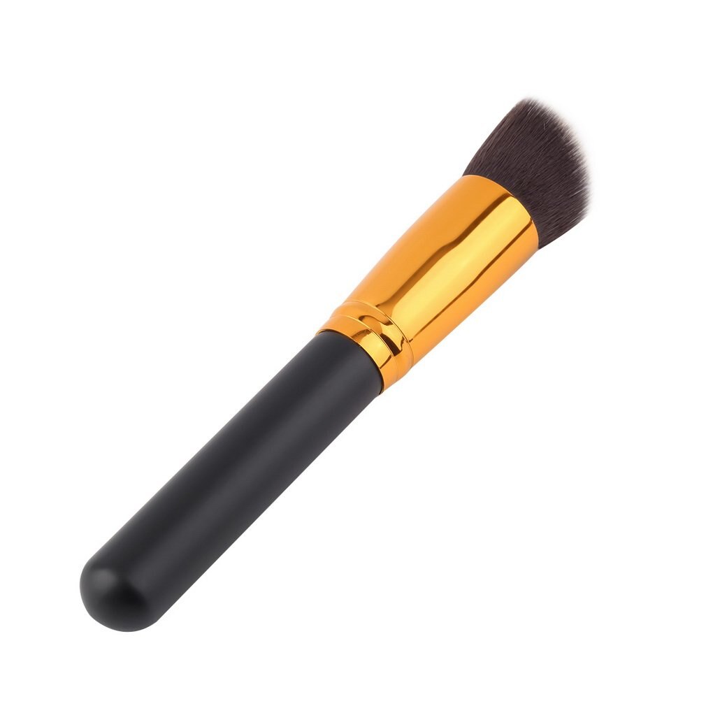 Foundation skönhet make up puder foundation borste vinklad platt topp rouge borste bas kosmetiska ansiktssminkning verktyg