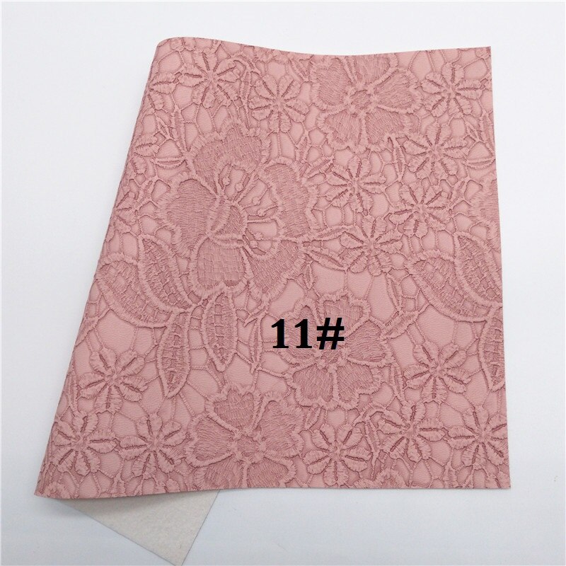 Glitterwishcome 21X29CM A4 Size Vinyl Voor Bows Iriserende Reliëf Bloemen Leer Stof Kunstleer Lakens voor Bows, GM604A: 11