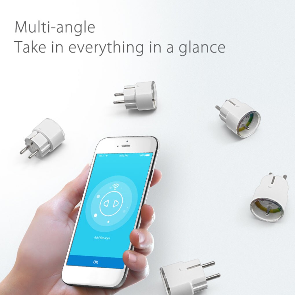 Wifi Remote Control Smart Plug 10A Power Energy Monitor Smart Socket Outlets Works With Alexa Google Home ifttt