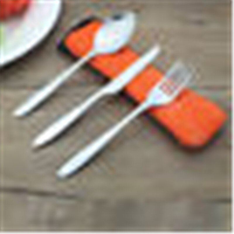 SPICE Set Posate Portatili Da Viaggio In Acciaio Inox, 3 Pezzi: Forchetta, Coltello E Cucchiaio
