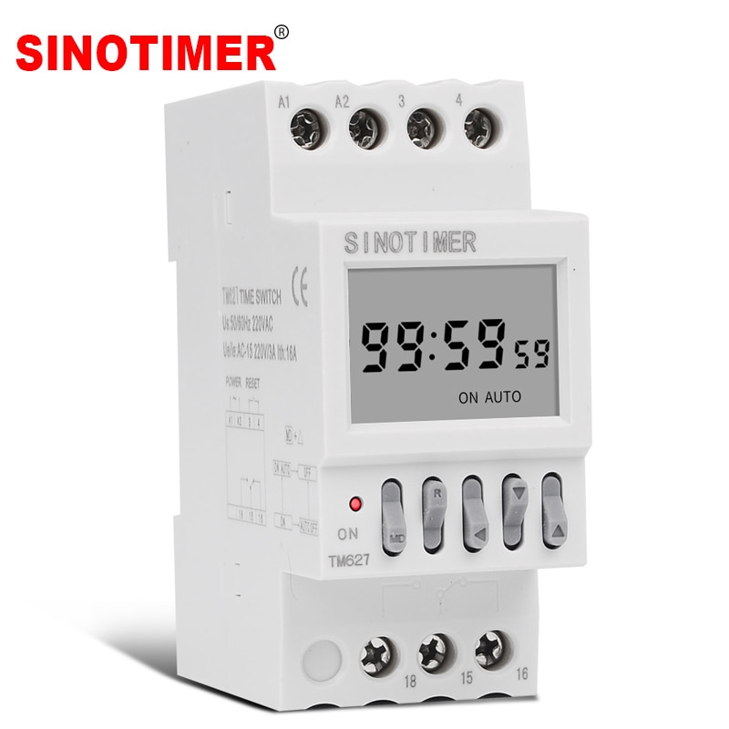 1s-99h Digital Time Delay Relay ON OFF Duration Loop Cycle Timer Control Switch Adjustable Time Relay 110V 220V AC 24V 12V DC