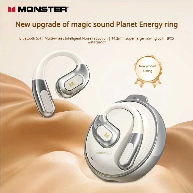 Monster AC330 auriculares Bluetooth 5,4 OWS auriculares inalámbricos con micrófono impermeable IPX5 llamada reducción de ruido auriculares 8H tiempo de reproducción ﻿