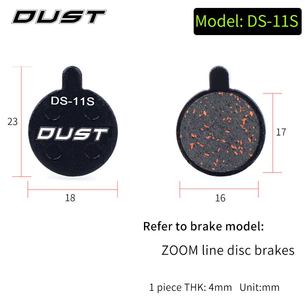 Fahrrad Rabatt Bremsbelag Mountainbike Hydraulische Scheiben Bremsbeläge halb-metallisch Radfahren Bremsbeläge: DS11S