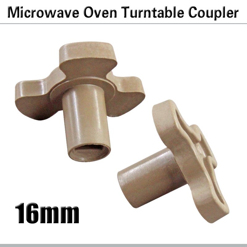 Microwave Oven Parts Turn Core Coupling Magnetron 16mm Microwave Oven Turntable Roller Guide Support Coupler Tray Shaft