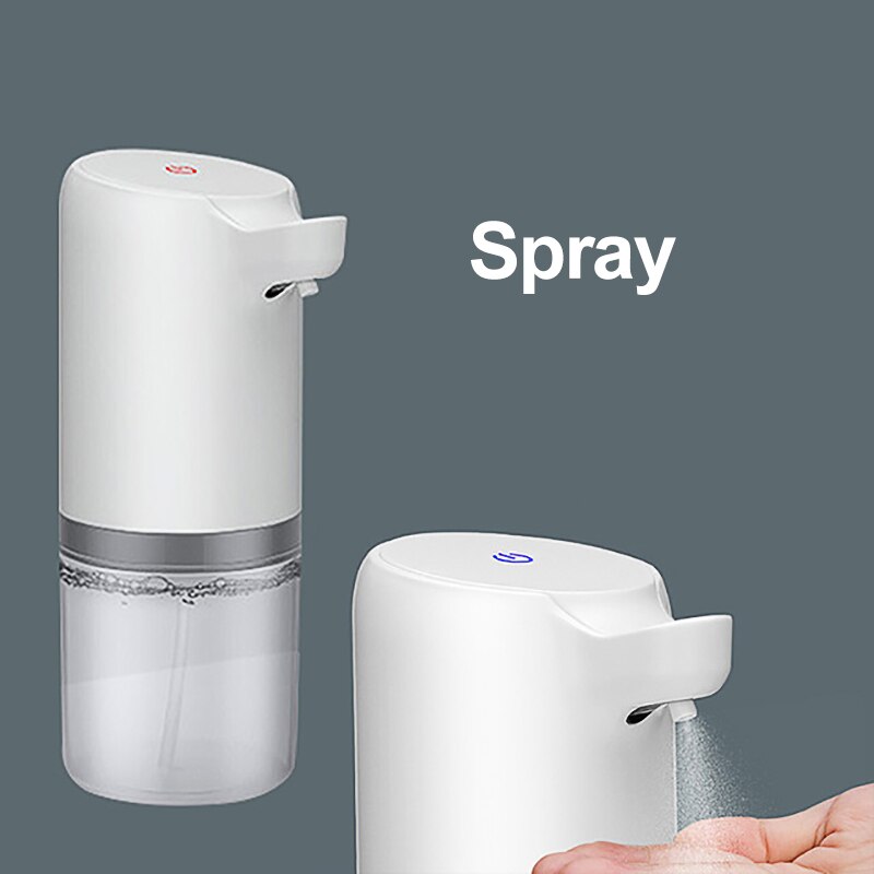USB Charging Touchless Bathroom Dispenser Sensor Liquid Soap Dispenser for Kitchen Hand Free Automatic Foam Soap Dispenser: Spray 400ml
