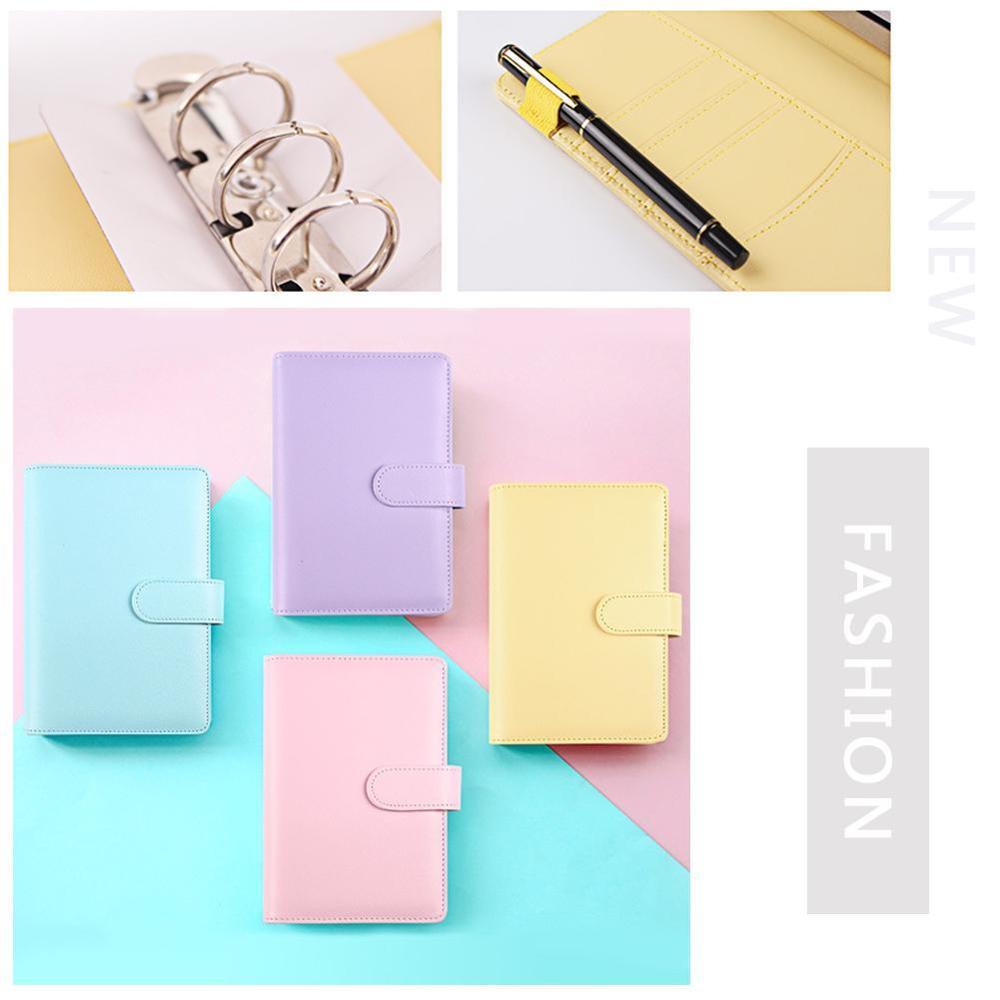 A5 A6 Classic Loose Leaf Ring Binder Notebook Planner D Binder Ring Notebook Leaf Notebook Diary Planner Loose Cover Cl T7L2