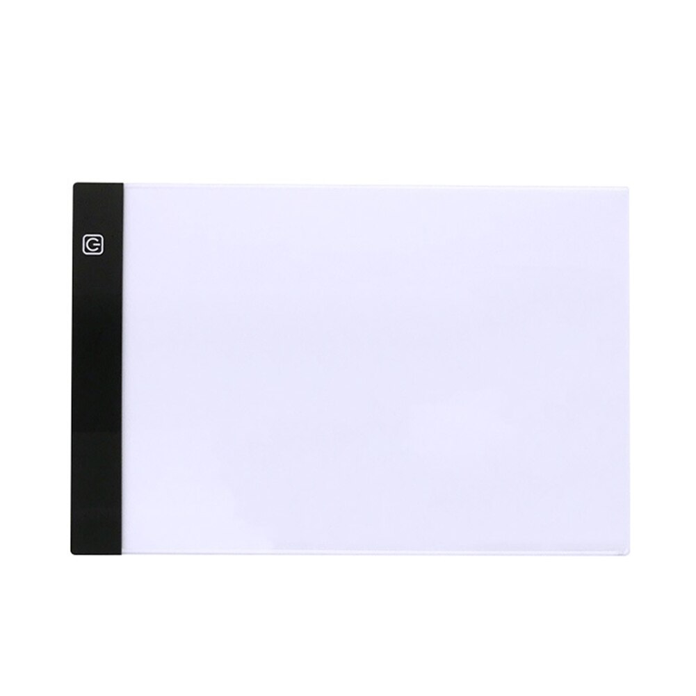 A4 led lysboks tegning tablet grafisk skrivning digital tracer kopi pad bord til diamant maleri skitse hotfix rhinestone: Dæmpbar
