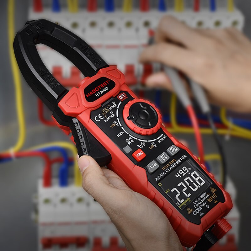 Voltage Current Clamp Meter Digital High Precision Multimeter Electrical Megger Tester Readings Are Accurate Precise Measurement