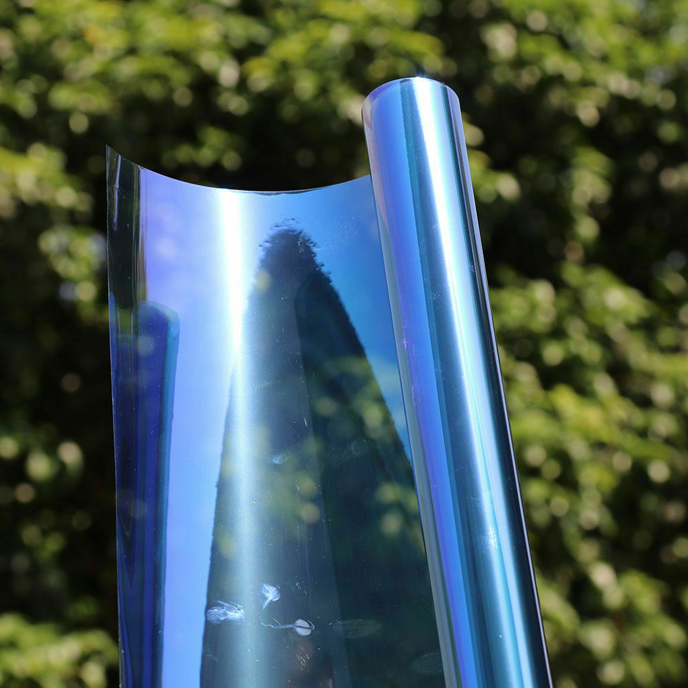 Sunice bilrude kamæleon film solar farvetone 55% vlt nano glaskeramisk mærkat privatlivets fred dekorative bil folier 90 cmx 50cm