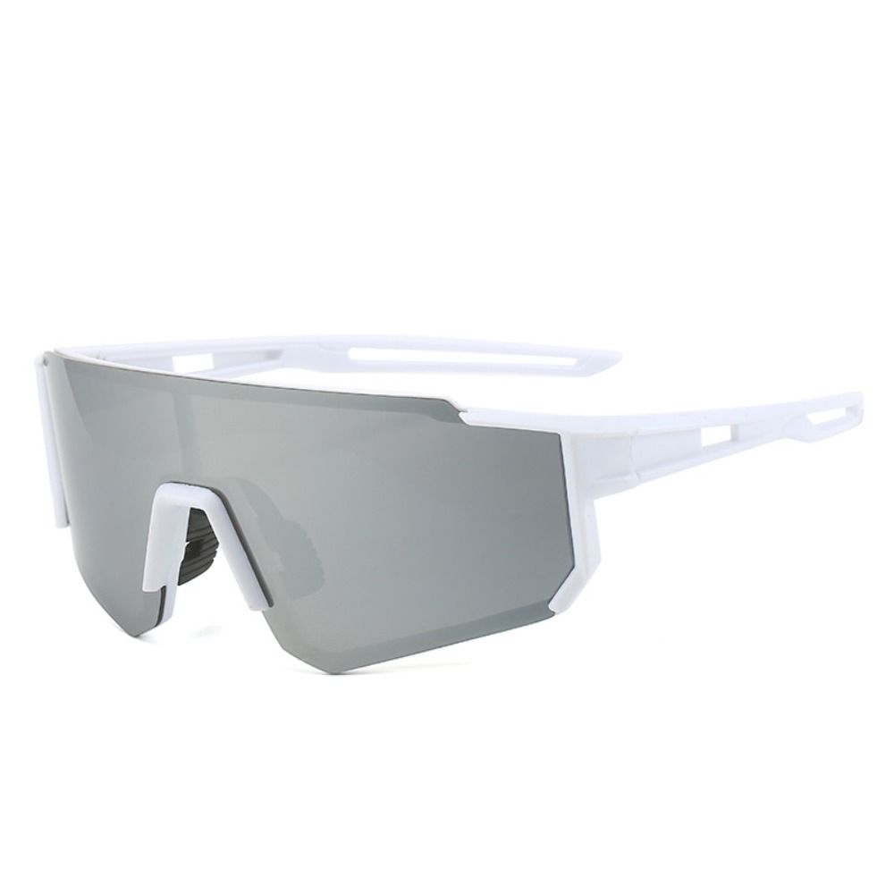Uv400 cykelsolglasögon personliga hd-linser vintage uv-resistenta cykelglas överdimensionerade vindtäta utomhussportglasögon motocross: Gul