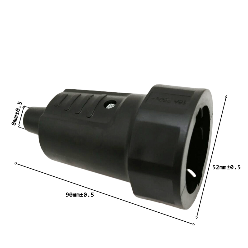 16A 250V ue allemagne prise universelle adaptateur secteur prise mâle femelle prise électrique voyage maison amovible prise d'alimentation
