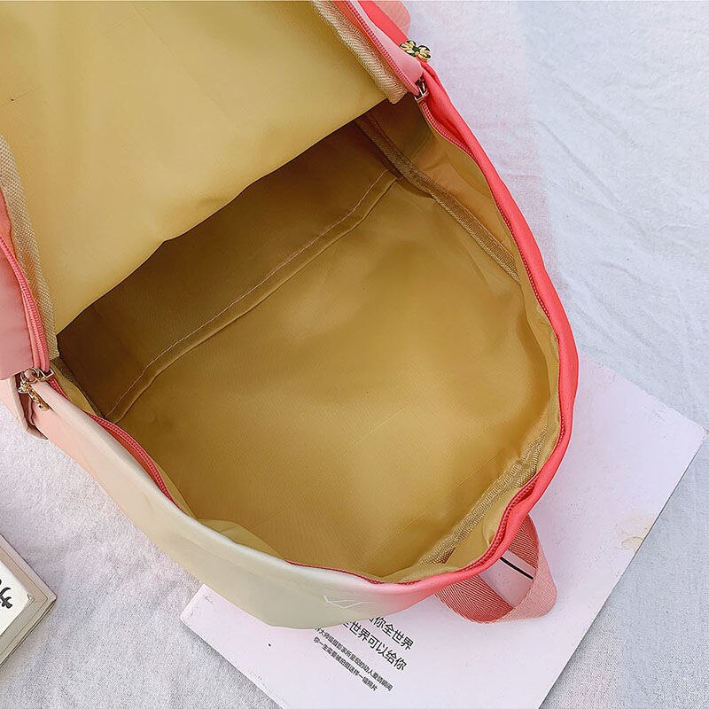 Fresh Blue School bags for Girls Oxford Cloth Gradient Women Backpack Boys Starry Sky Schoolbag