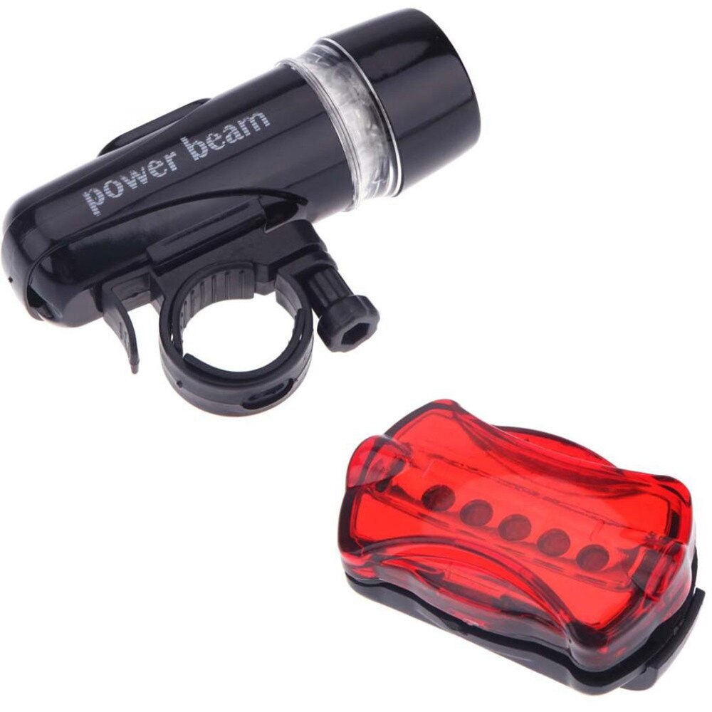 Luz LED frontal para bicicleta, linterna para seguridad trasera, accesorios de luz