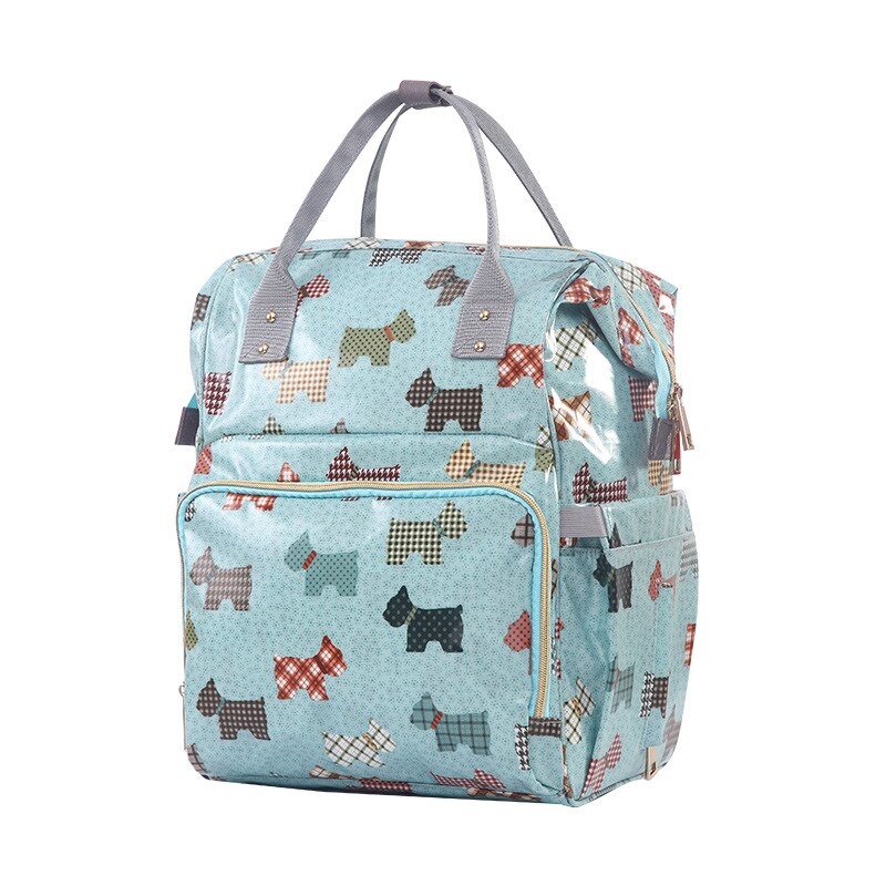 Sac à couches multifonctionnel grande capacité main momie sac soins infirmiers Portable mère sac maman sac: Puppy