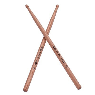 One Pair of 5A/ 5B/ 7A Standard Drumsticks Hickory Wood Drum Sticks Percussion Drum Set Accessories: 5B