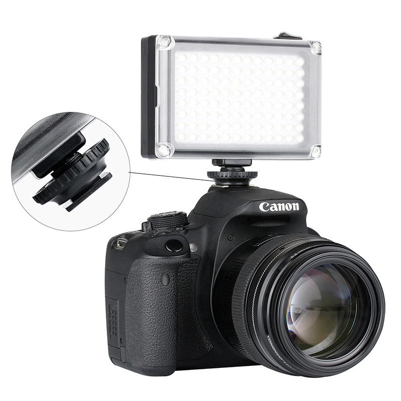 Oplaadbare 96 LED Video Light Op Camera Mini Dimbare USB Vullen Licht Fotografie Licht Lamp voor voor DSLR Camera Video