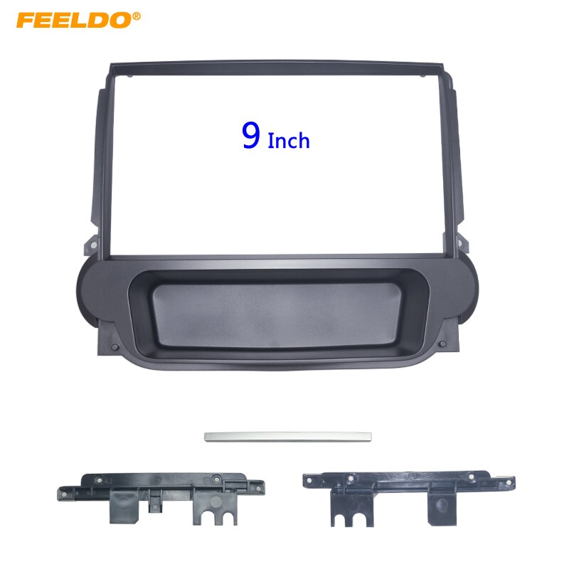 FEELDO voiture 2Din Radio stéréo Fascia cadre pour Chevrolet Malibu 9 "grand écran lecteur CD/DVD visage tableau de bord Kit d’outils pour habillage # HQ6582