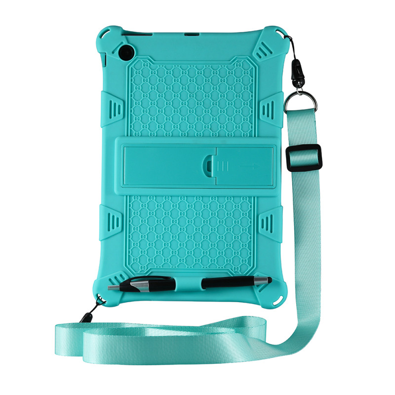 Étui De Protection Pour Teclast M40se 10.1 "tablette PC, Support Étui En Silicone Pour Teclast M40 SE: green-rope