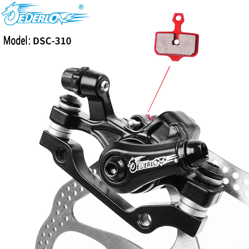 Freni a discoteca JEDERLO F180/R160 F160/R140 montagna bicicletta linea meccanica tirando freno a discoteca accessori per biciclette in lega di alluminio