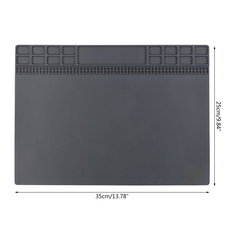 Silicone Repair Mat Electronics Repair Mat Withstand High Temperature Workbench Cell Phone Laptop Repair Watchmakers
