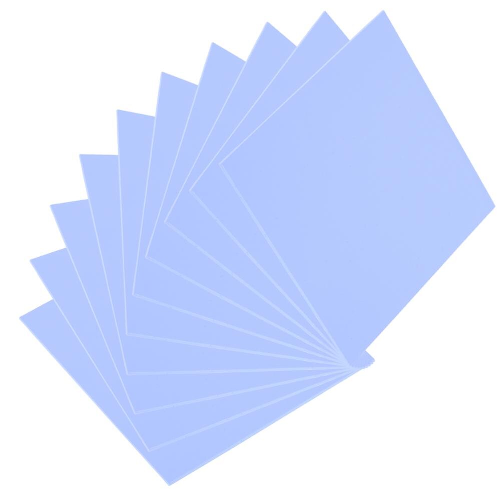 100x100mm 0.5mm 1mm 2mm Silicone Thermal Pad Sheet Computer PC CPU Graphics Chip Heat Sink Heatsink