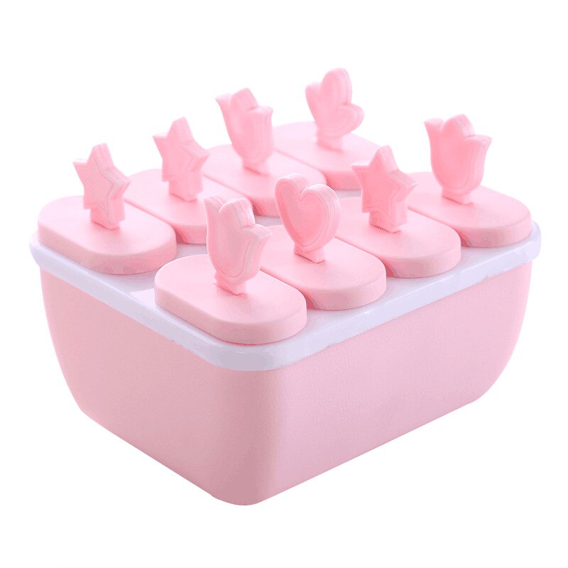 Lolly Mould Tray Pan Kitchen 6 Cell Frozen Ice Cube Molds Popsicle Maker DIY Ice Cream Mold Cooking Tools
