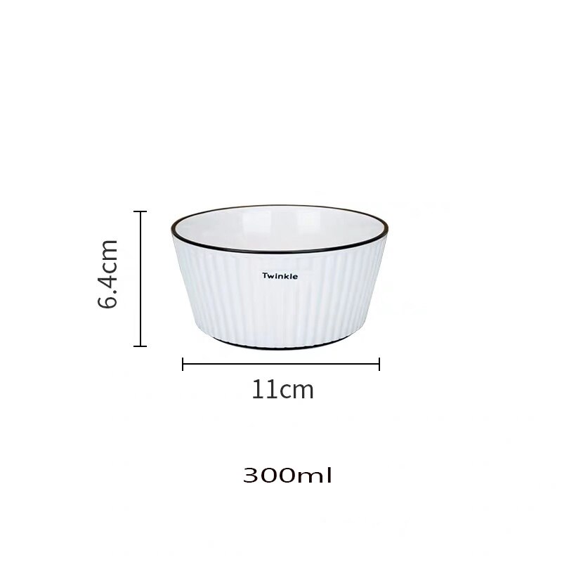 Solid Color Ceramic Plate Steak Food Plate Nordic Style Tableware Bowl Dessert Dish Dinner Dish Dinnerware Set cute plate: 4.5inch bowl
