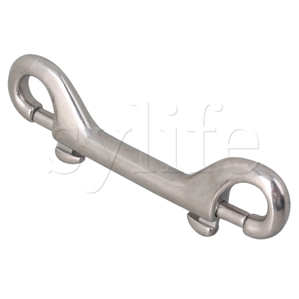 304 Stainless Steel 115mm Double End Snap Hook Bolt for Diving Quickdraw