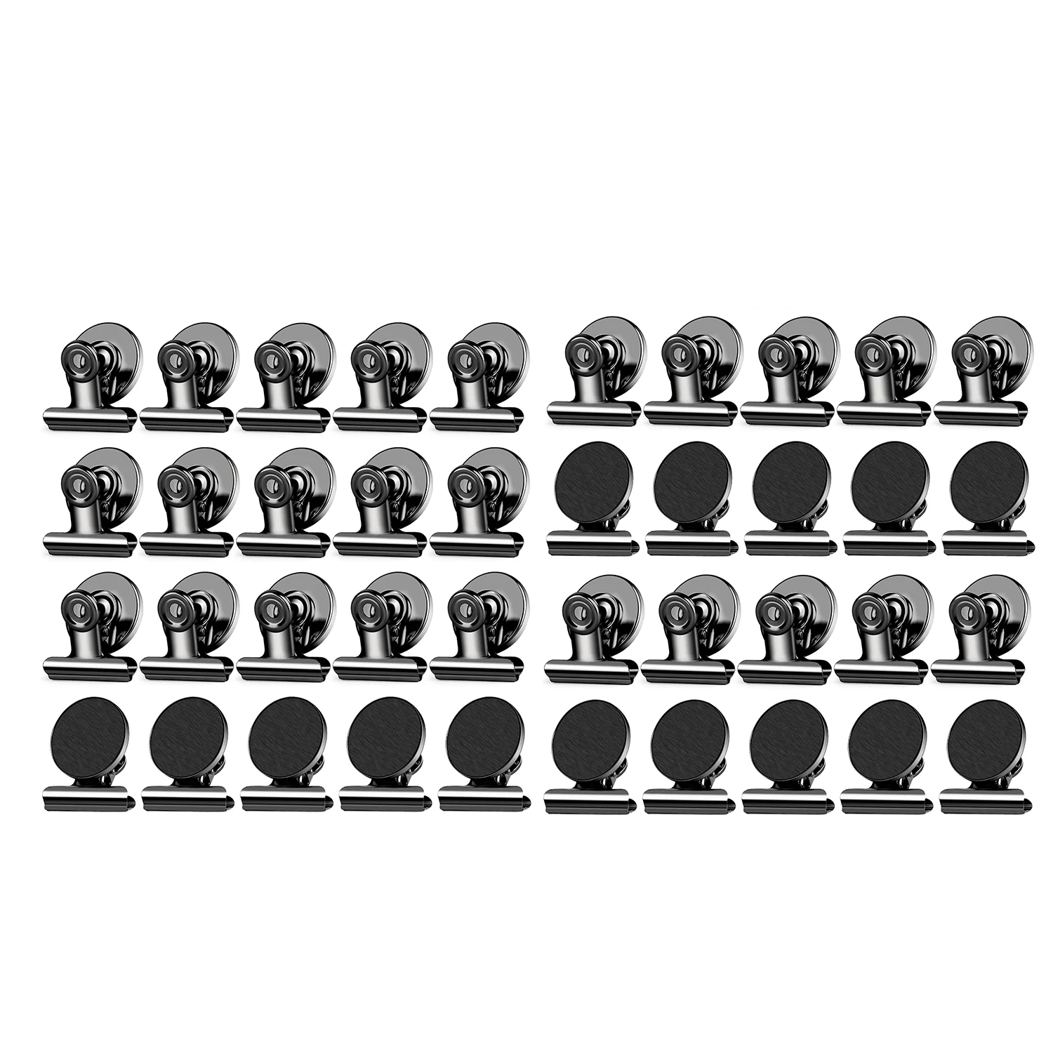 20-50Pcs Fridge Refrigerator Magnets Strong Magnetic Clips for Whiteboard Office Locker Photo Displays Heavy Duty Magnetic Clips: Yellow