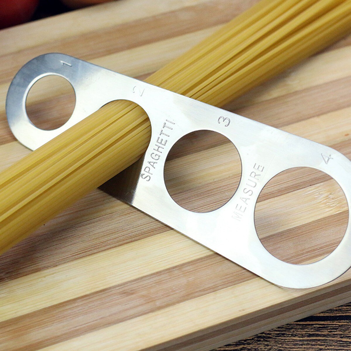 4-Gedeelte Spaghetti Measure Tool Rvs Pasta Portion Control Gadget