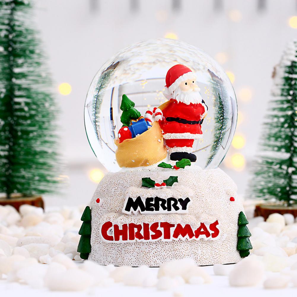 Glass Snow Globe Display Snow Globe Mini Multi-purpose Eco-friendly Snowman Statue Glass Snow Globe