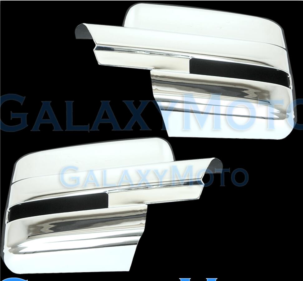 XYIVYG 09-14 para Ford F150 camión triplemente chapado en cromo espejo con luz de giro cubierta completa